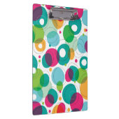 Rundes Blasenkindermuster Klemmbrett (Rechts)