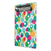 Rundes Blasenkindermuster Mini Klemmbrett (Gewinkelt2)