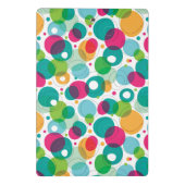 Rundes Blasenkindermuster Mini Klemmbrett (Rückseite)