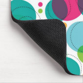 Rundes Blasenkindermuster Mousepad (Ecke)