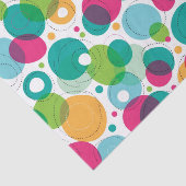 Rundes Blasenkindermuster Seidenpapier (Ausschnitt)