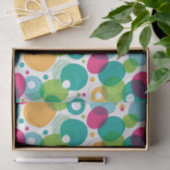 Rundes Blasenkindermuster Seidenpapier (Geschenk)