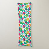 Rundes Blasenkindermuster Seitenschläferkissen (Vorderseite Vertikal)