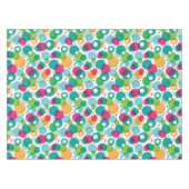 Rundes Blasenkindermuster Tischdecke (Vorderseite (Horizontal))