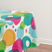 Rundes Blasenkindermuster Tischdecke (Beispiel)