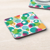 Rundes Blasenkindermuster Untersetzer (Linke Seite)