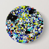 rundes Button 3in mit abstraktem Bild (Vorderseite)