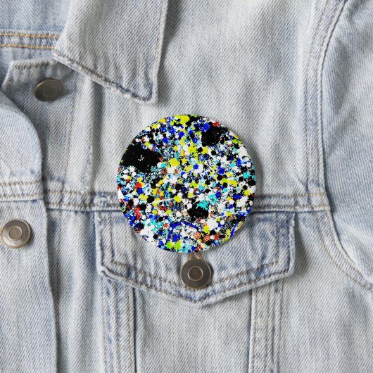 rundes Button 3in mit abstraktem Bild (Beispiel)