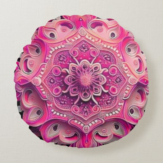 Rundes Dekokissen (41 cm) (Vorderseite)