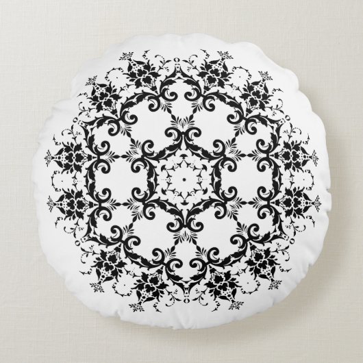 Rundes Dekokissen (41 cm) (Vorderseite)