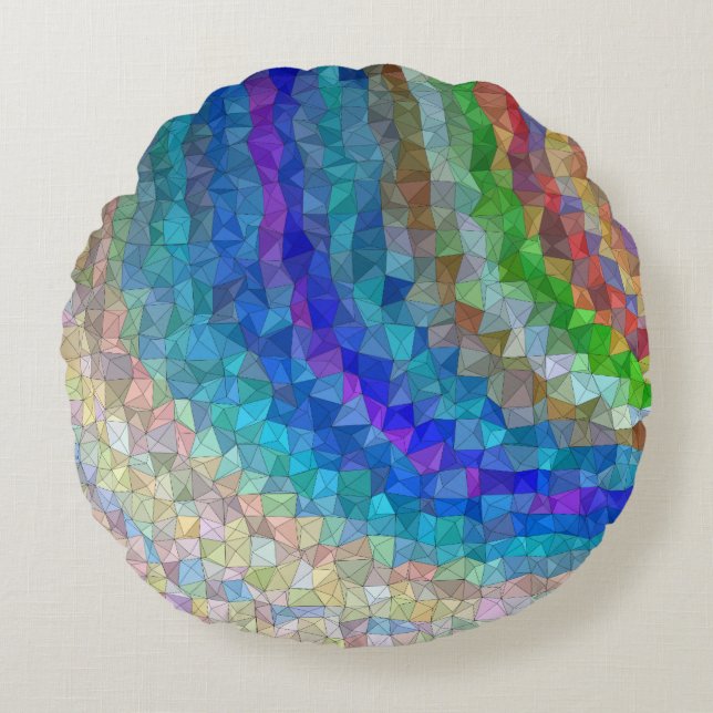 Rundes Dekokissen (41 cm) (Vorderseite)