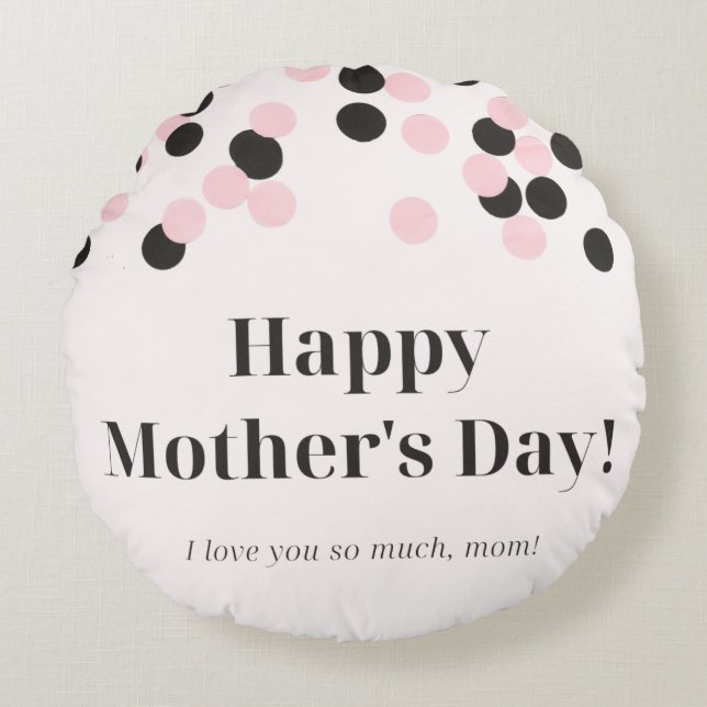 Rundes Dekokissen (41 cm) (Vorderseite)