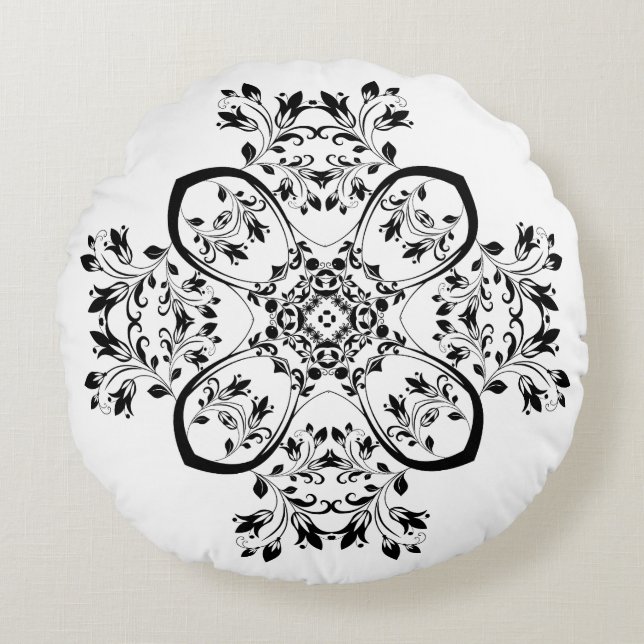 Rundes Dekokissen (41 cm) (Vorderseite)