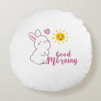 Rundes Dekokissen. Rundes Kissen