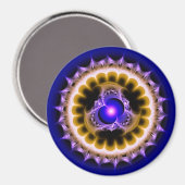 Rundes digitales Schmuckstück Magnet (Vorderseite/Rückseite)