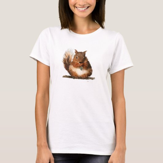 Rundes Eichhörnchen T-Shirt (Vorderseite)
