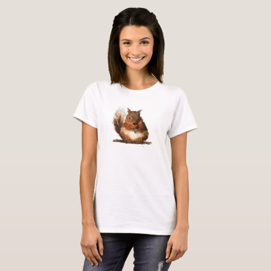 Rundes Eichhörnchen T-Shirt (Vorne ganz)