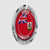 Rundes Emblem Bermudas Ornament (Vorderseite)