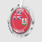 Rundes Emblem Bermudas Ornament (Vorderseite)