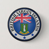 Rundes Emblem British Virgin Islands Button (Vorderseite)