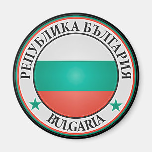 Rundes Emblem Bulgariens Magnet