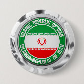 Rundes Emblem des Irans Button (Vorderseite)