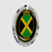 Rundes Emblem Jamaikas Ornament (Vorderseite)