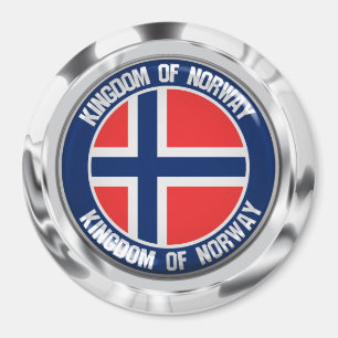 Rundes Emblem Norwegens Magnet
