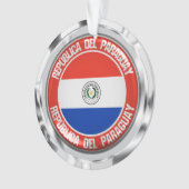 Rundes Emblem Paraguays Ornament (Vorderseite)