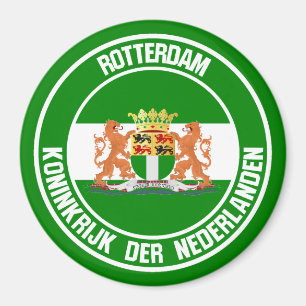 Rundes Emblem Rotterdams Magnet