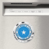 Rundes Emblem Somalias Magnet (In Situ (Geschirrspüler))