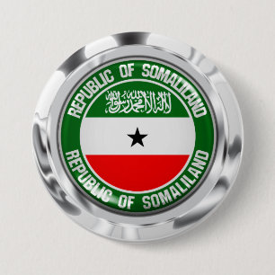 Rundes Emblem Somalilands Button