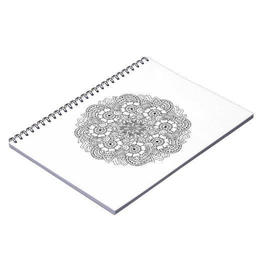 Rundes Entwurfs-Gekritzel Notizblock (Linke Seite)