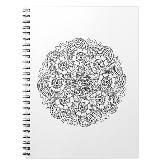 Rundes Entwurfs-Gekritzel Notizblock (Vorderseite)