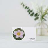 Rundes Foto - Anemone Visitenkarte (Stehend Vorderseite)