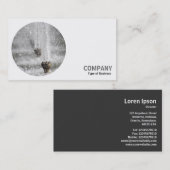 Rundes Foto - Brunnen Visitenkarte (Vorne/Hinten)