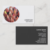 Rundes Foto - Farbstifte Visitenkarte (Vorne/Hinten)