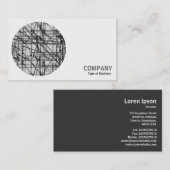 Rundes Foto - Gerüst Visitenkarte (Vorne/Hinten)