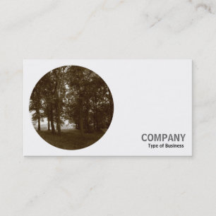 Rundes Foto - Im Park Visitenkarte