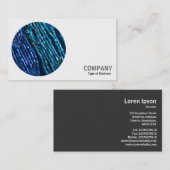 Rundes Foto - Perlenschnecken Visitenkarte (Vorne/Hinten)