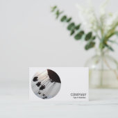 Rundes Foto - Schauspiel Visitenkarte (Stehend Vorderseite)