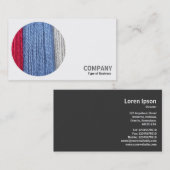 Rundes Foto - Thread Visitenkarte (Vorne/Hinten)