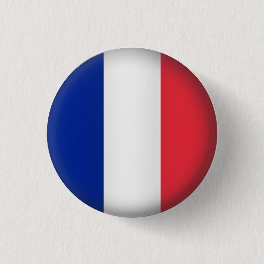 Rundes Frankreich Button (Vorderseite)