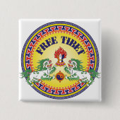 Rundes freies Tibet Button (Vorderseite)