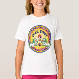 Rundes freies Tibet T-Shirt