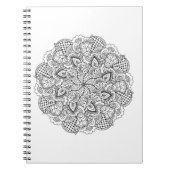 Rundes Gekritzel Notizblock (Vorderseite)