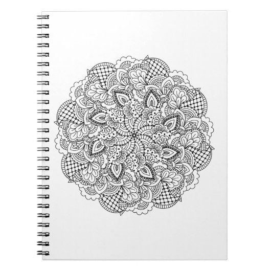 Rundes Gekritzel Notizblock (Vorderseite)