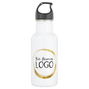 Rundes Geschäftslogo Promo Edelstahlflasche