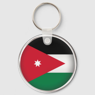Rundes Jordanien Schlüsselanhänger