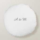 Rundes Kissen (Rückseite)